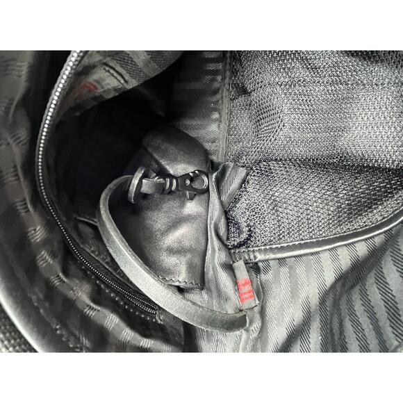 TUMI Messenger Bag Ballistic Nylon Full-Grain Leather Trim Style 4367 - Picture 6 of 16